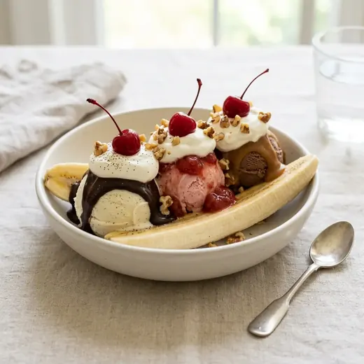 Fotografie receptu Banana split