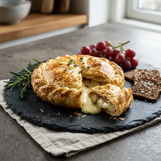 Fotografie receptu Brie v listovém těstě z horkovzdušné fritézy