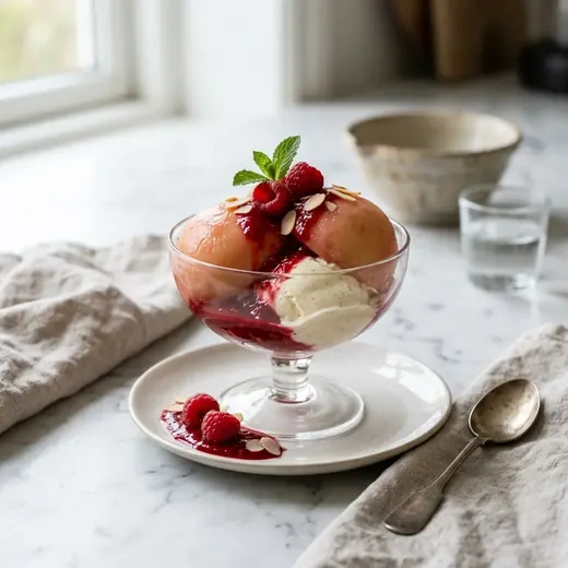 Fotografie receptu Broskev Melba