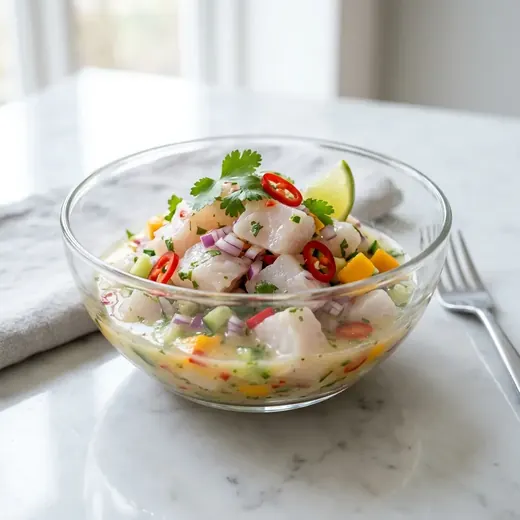 Fotografie receptu Ceviche z tresky