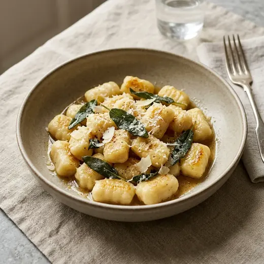 Fotografie receptu Gnocchi se šalvějovým máslem