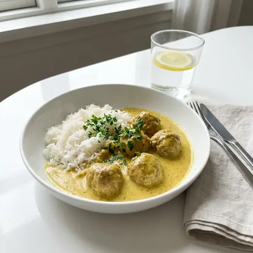 Fotografie receptu Klasické masové kuličky na kari