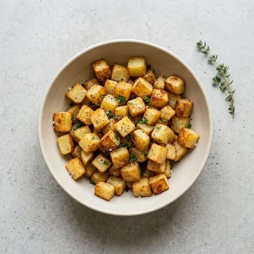 Fotografie receptu Kostičky brambor z horkovzdušné fritézy