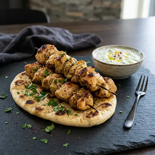 Fotografie receptu Kuřecí kebab z horkovzdušné fritézy