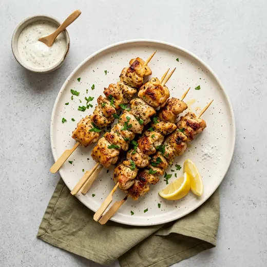 Fotografie receptu Kuřecí špízy z horkovzdušné fritézy