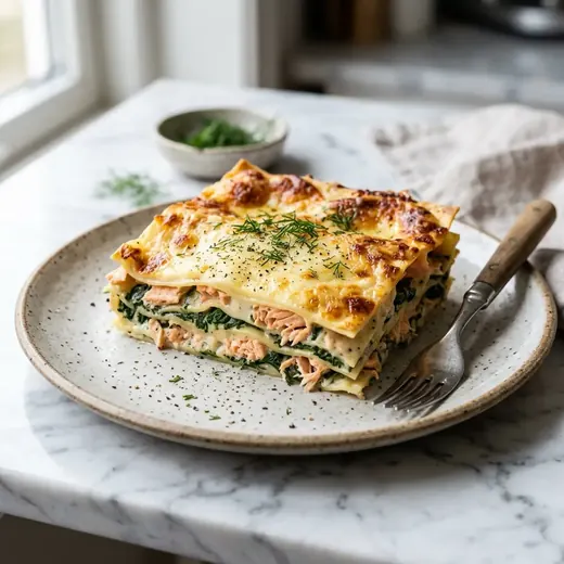 Fotografie receptu Lososové lasagne