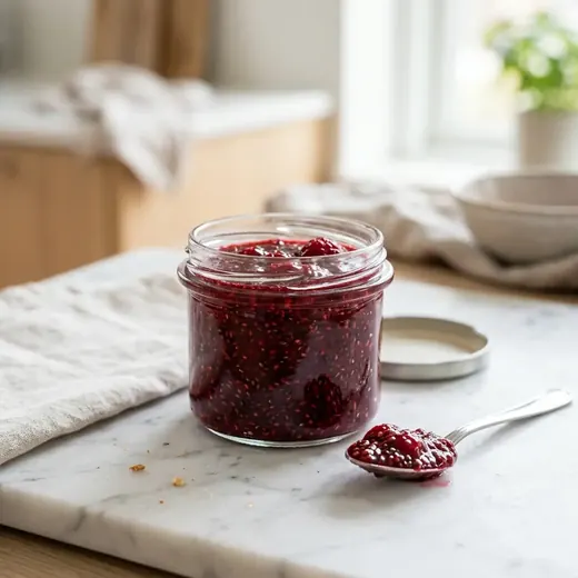 Fotografie receptu Marmeláda s chia semínky