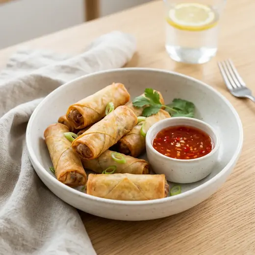Fotografie receptu Mini jarní závitky z horkovzdušné fritézy