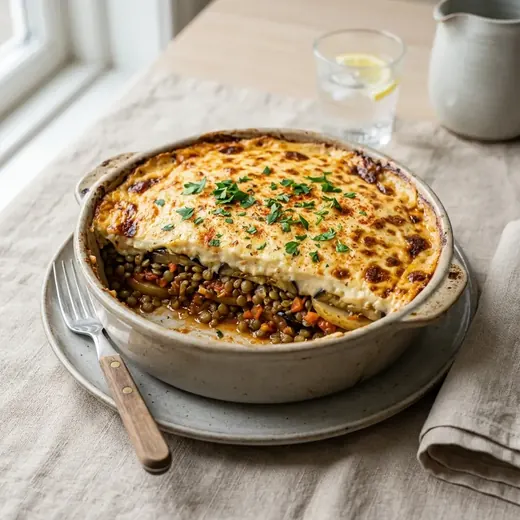 Fotografie receptu Moussaka s čočkou