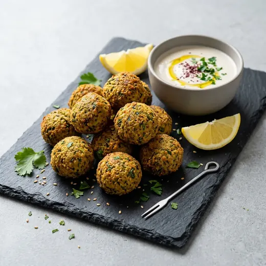 Fotografie receptu Mražený falafel z horkovzdušné fritézy