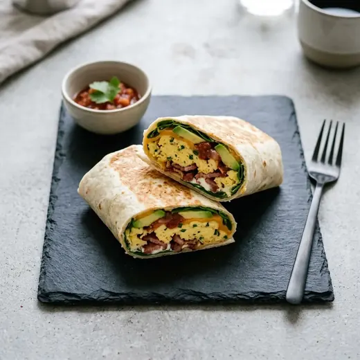 Fotografie receptu Snídaňový wrap