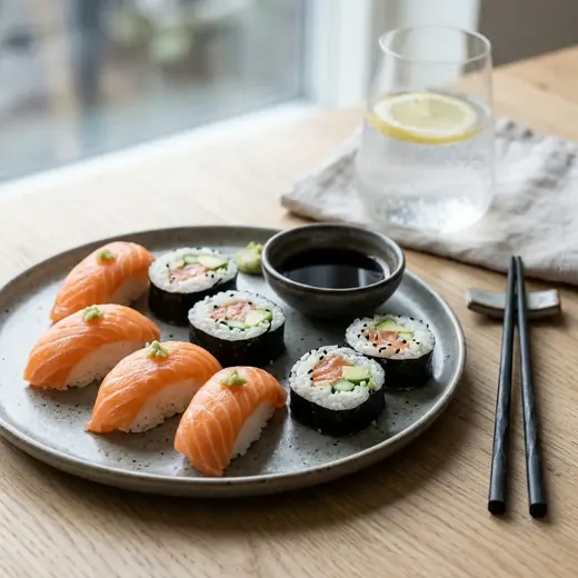 Fotografie receptu Sushi s lososem