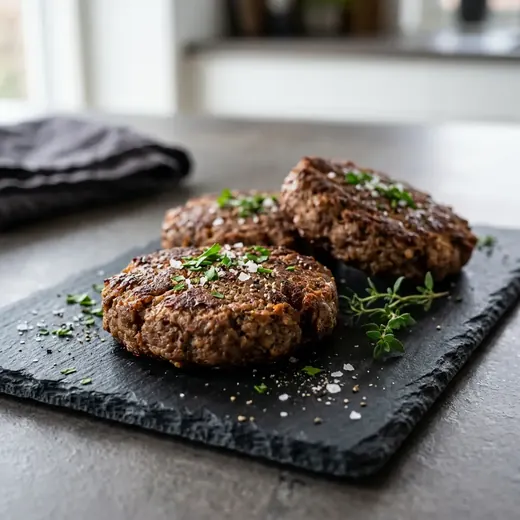 Fotografie receptu Vegetariánské burgery z horkovzdušné fritézy