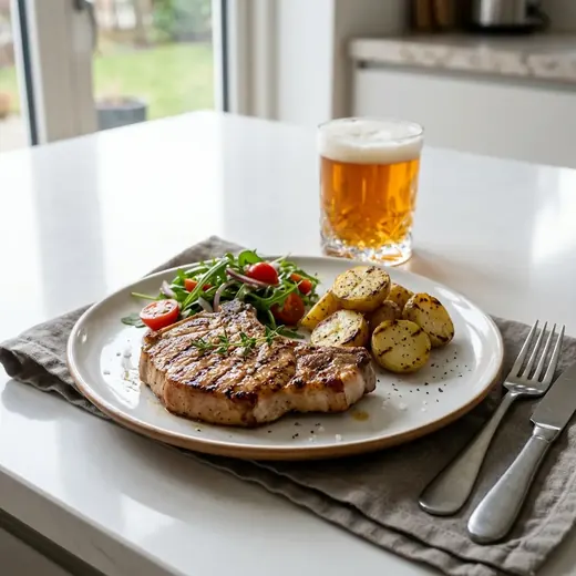 Fotografie receptu Vepřové kotlety na grilu