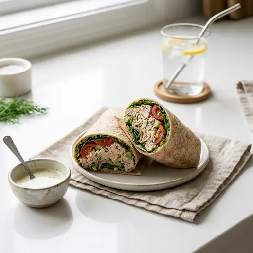 Fotografie receptu Wrap s tuňákem