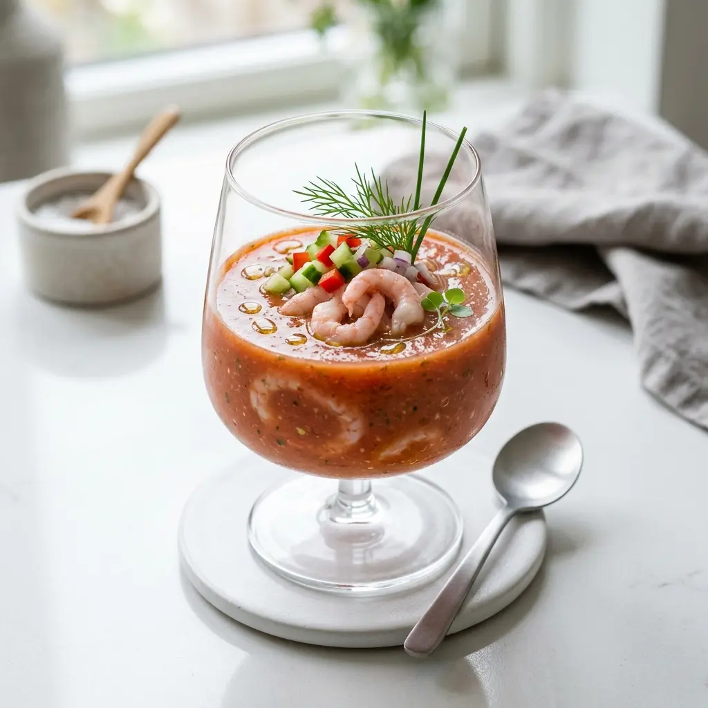 Fotografie receptu Gazpacho s krevetami