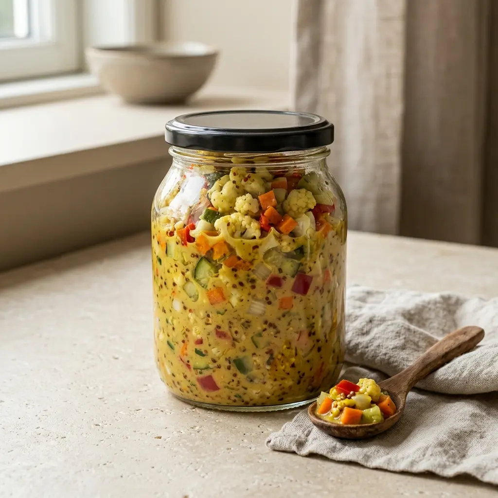 Fotografie receptu Hořčičné pickles