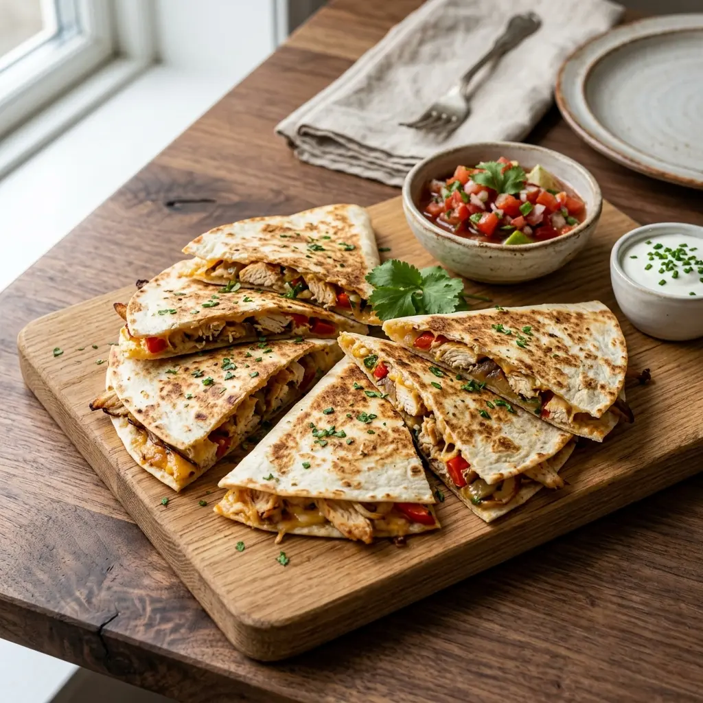 Fotografie receptu Quesadillas s kuřecím masem