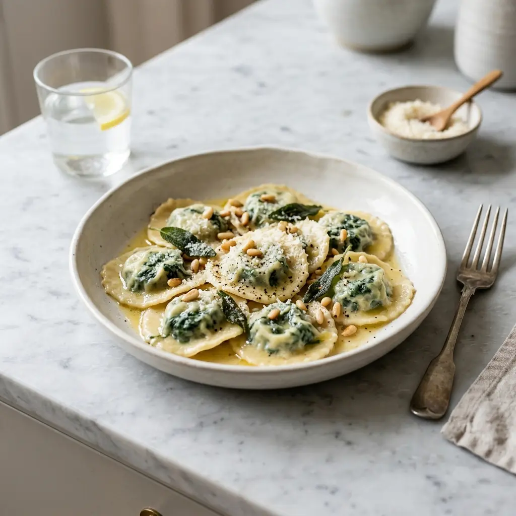 Fotografie receptu Ravioli se špenátem