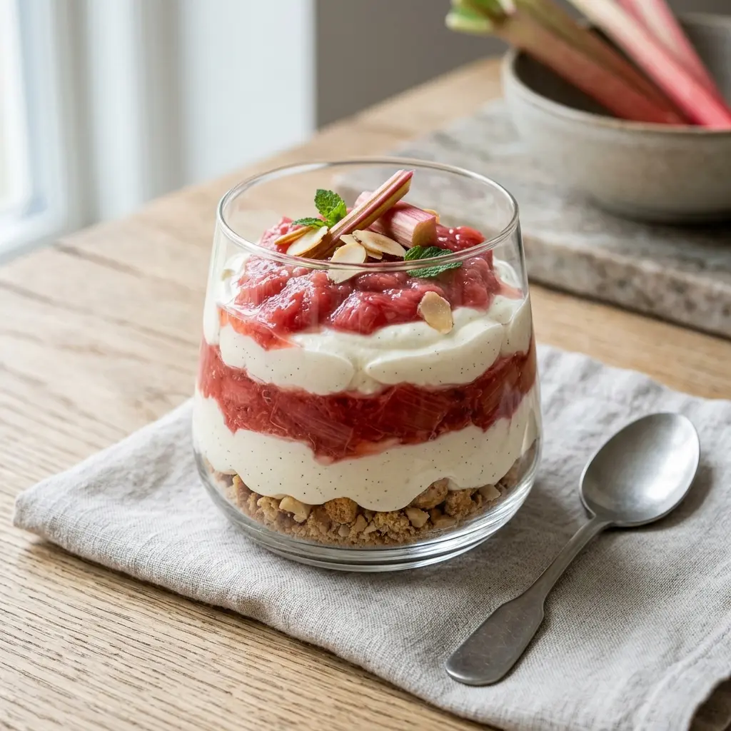 Fotografie receptu Rebarborový trifle