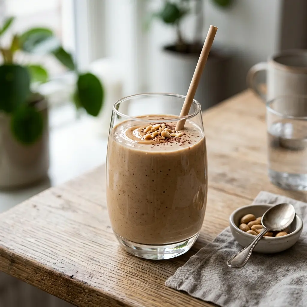 Fotografie receptu Smoothie s arašídovým máslem