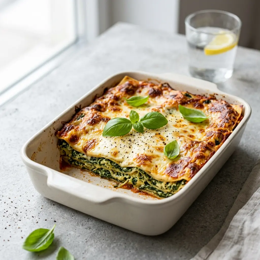 Fotografie receptu Špenátové lasagne