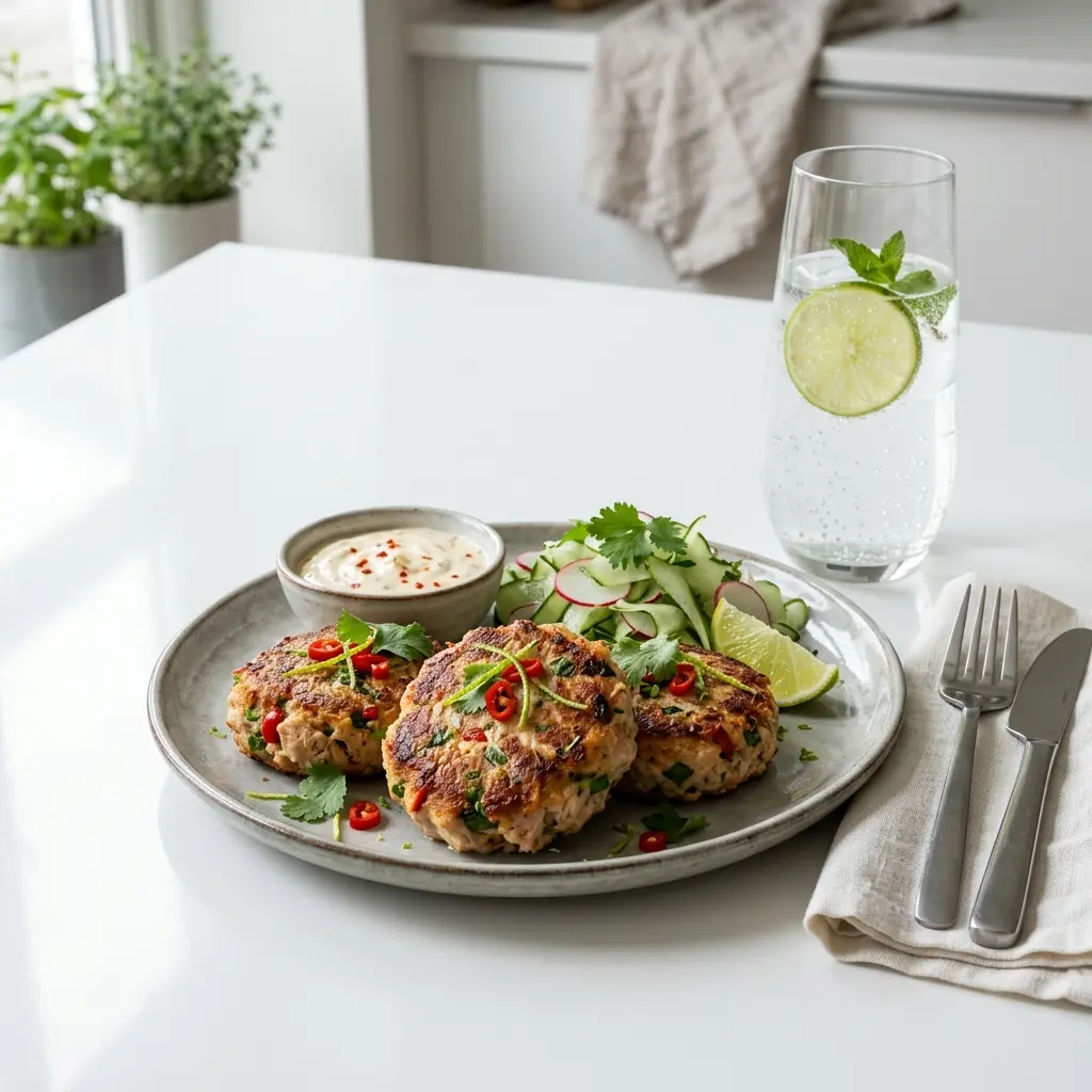 Fotografie receptu Tuňákové karbanátky s chilli a limetkou
