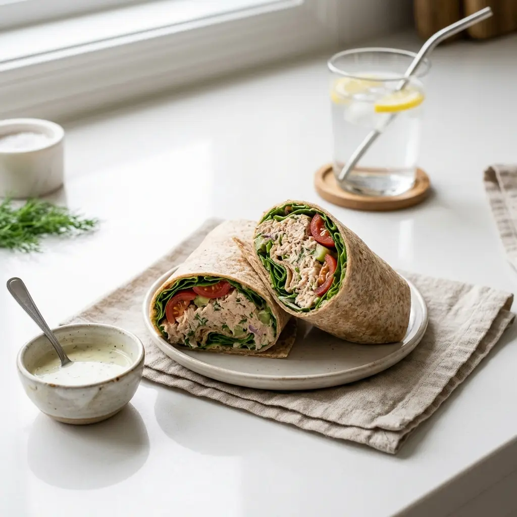 Fotografie receptu Wrap s tuňákem