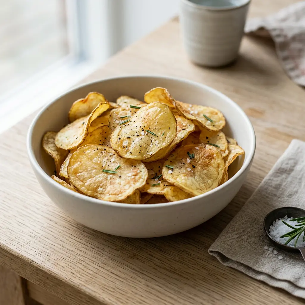 Fotografie receptu Bramborové lupínky z horkovzdušné fritézy