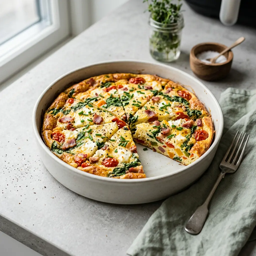 Fotografie receptu Frittata z horkovzdušné fritézy