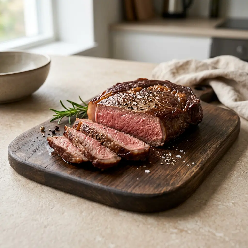 Fotografie receptu Hovězí steak z horkovzdušné fritézy