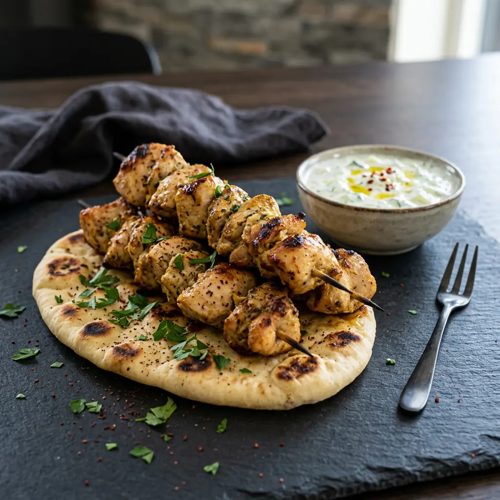 Fotografie receptu Kuřecí kebab z horkovzdušné fritézy