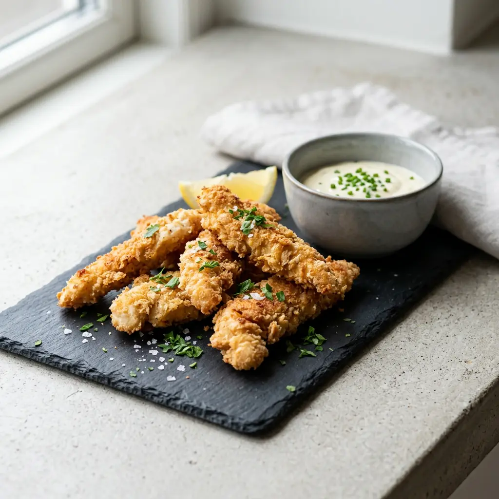 Fotografie receptu Kuřecí nudličky z horkovzdušné fritézy