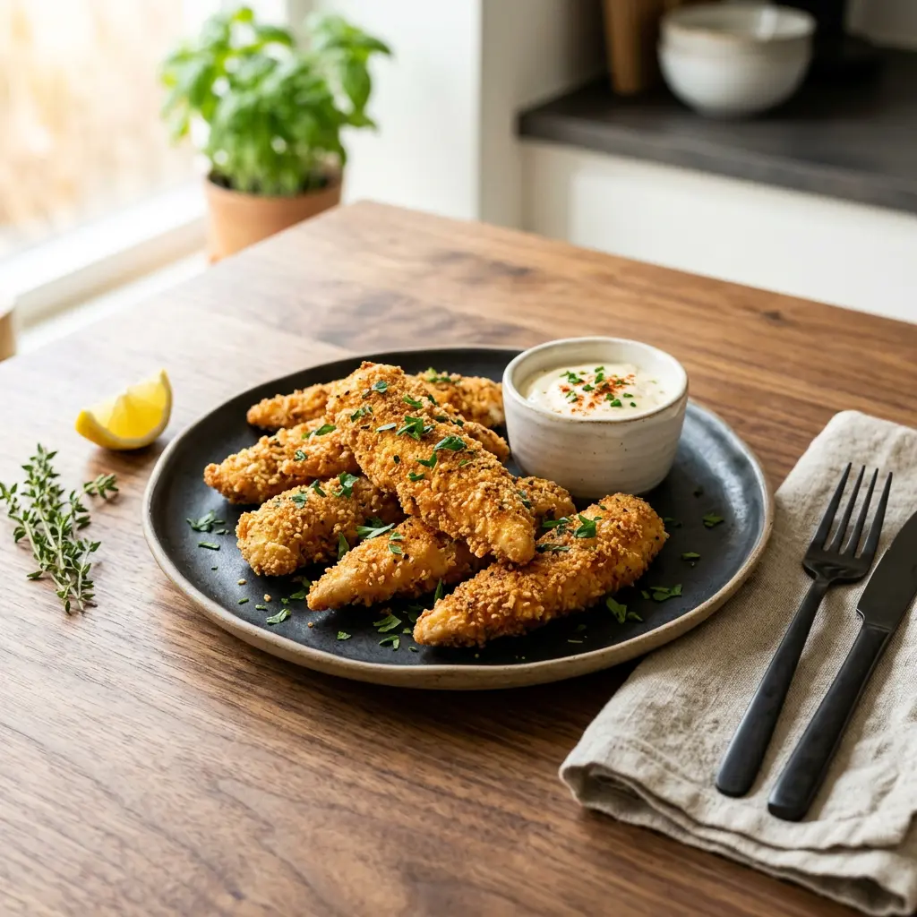 Fotografie receptu Kuřecí panenky z horkovzdušné fritézy