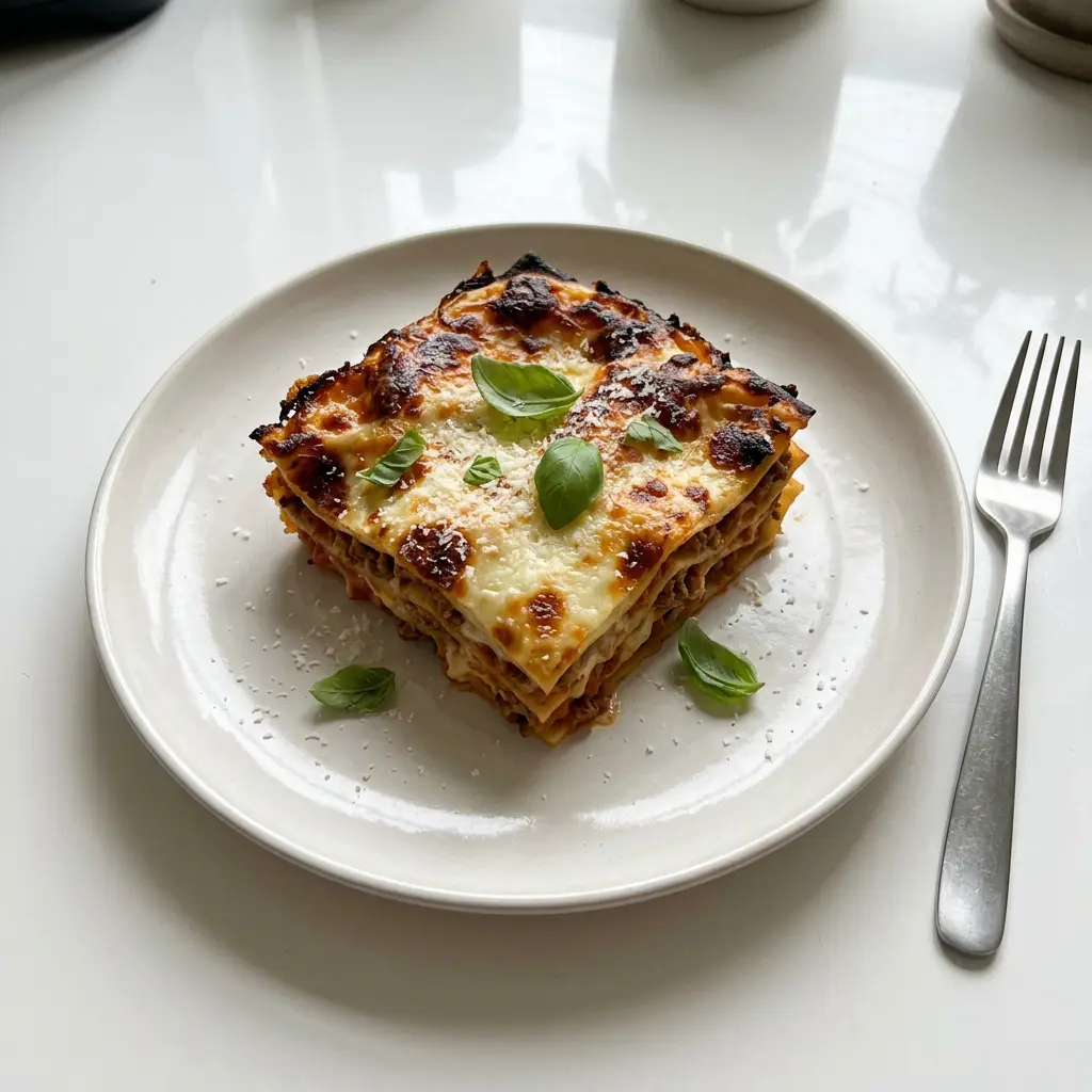 Fotografie receptu Mražené lasagne z horkovzdušné fritézy