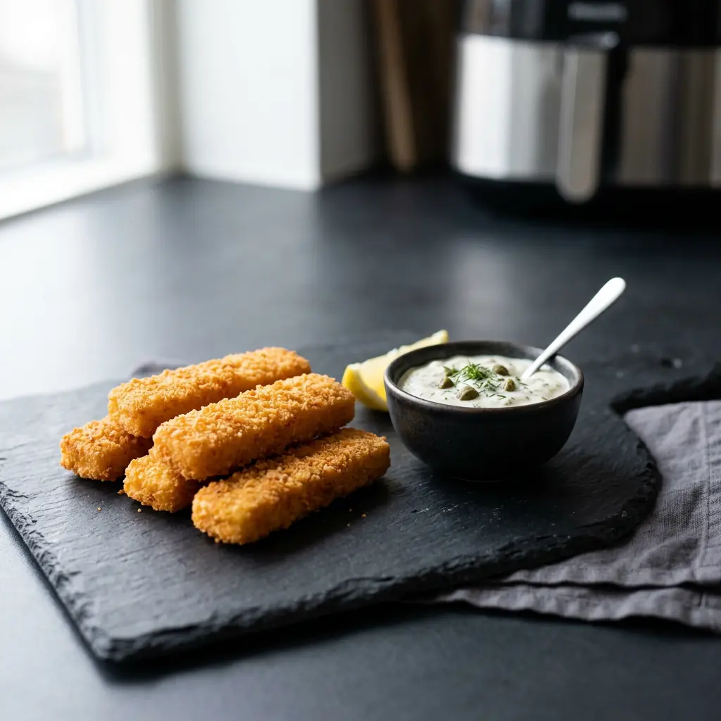 Fotografie receptu Mražené rybí prsty z horkovzdušné fritézy