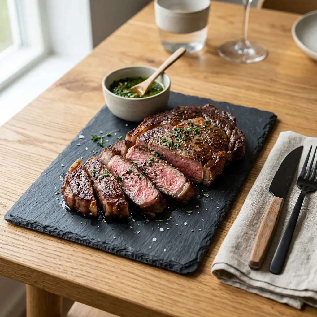 Fotografie receptu Ribeye steak z horkovzdušné fritézy