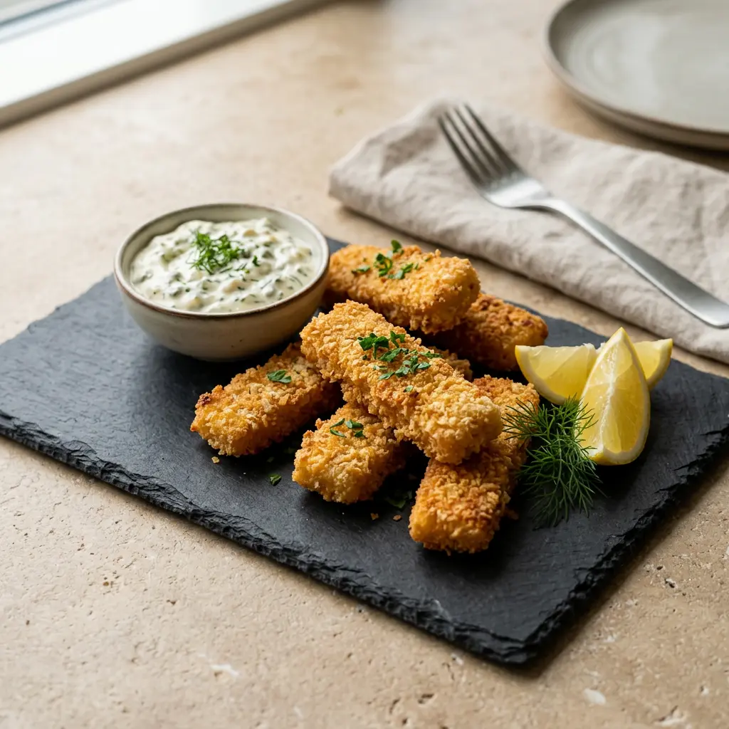 Fotografie receptu Rybí prsty z horkovzdušné fritézy